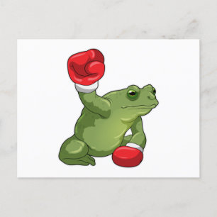 Kikkers Bokshandschoenen Briefkaart