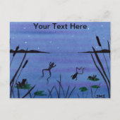 Kikkers Briefkaart (Voorkant)