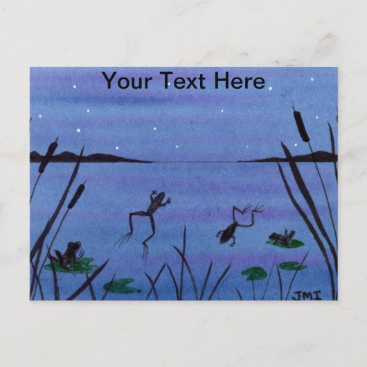 Kikkers Briefkaart (Voorkant)