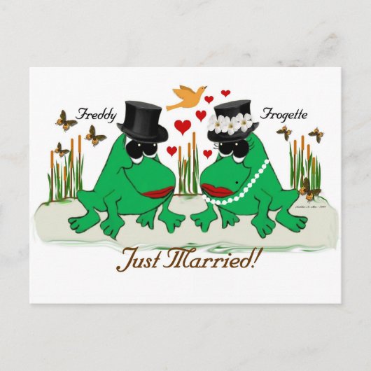 Kikkers Briefkaart (Voorkant)