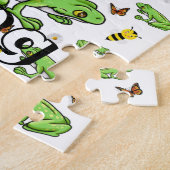 Kikkers Butterfly Bumblebee Jigzaag Puzzle Legpuzzel (Zijkant)