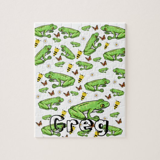 Kikkers Butterfly Bumblebee Jigzaag Puzzle Legpuzzel (Verticaal)