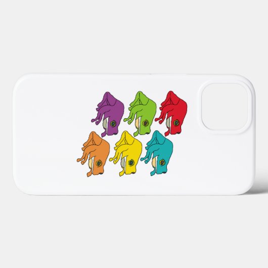 Kikkers Case-Mate iPhone Case (Achterkant (horizontaal))