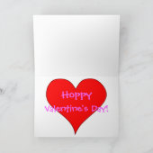 Kikkers Cute Happy Hoppy Valentijnsdag Hearts Feestdagen Kaart (Binnen)