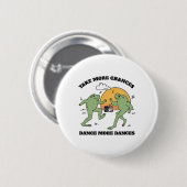 Kikkers dansen samen ronde button 5,7 cm (Voorkant /achterkant)