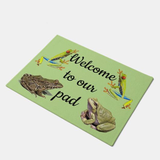 Kikkers Deurmat (Schuin)