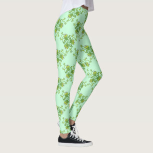 Kikkers die ronddraaien en plezier hebben in een p leggings