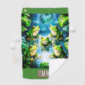 Kikkers Dier Golf Handdoek (Insitu)