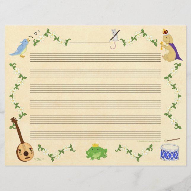 Kikkers en bundels, muziekmanuscript (Voorkant)