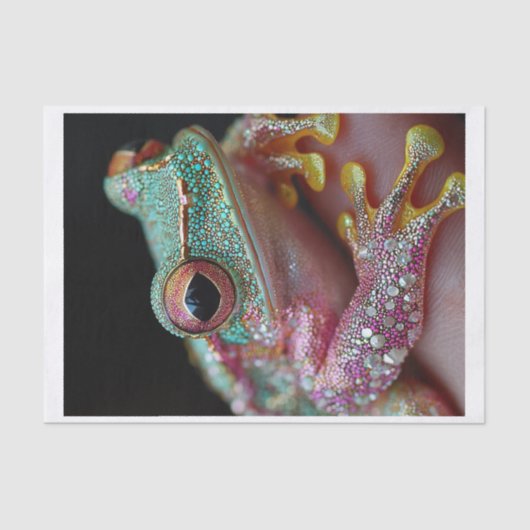 Kikkers en diamanten10 tissuepapier (Voorkant)