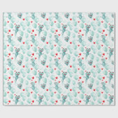 Kikkers en harten kikkers als ballonnen cadeaupapier (Vlak)