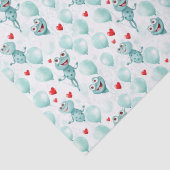 Kikkers en harten kikkers als ballonnen tissuepapier (Detail)