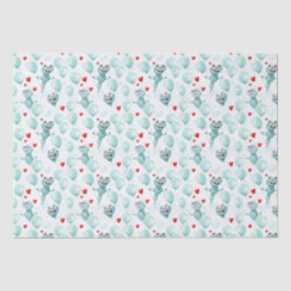 Kikkers en harten kikkers als ballonnen tissuepapier