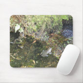 Kikkers en kikkers in een Pond-Muismat Muismat (Met muis)