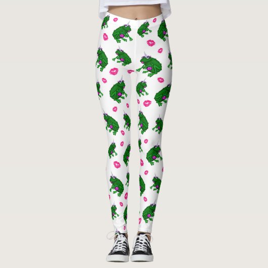 Kikkers En Kusjes Dames Leggings (Voorkant)