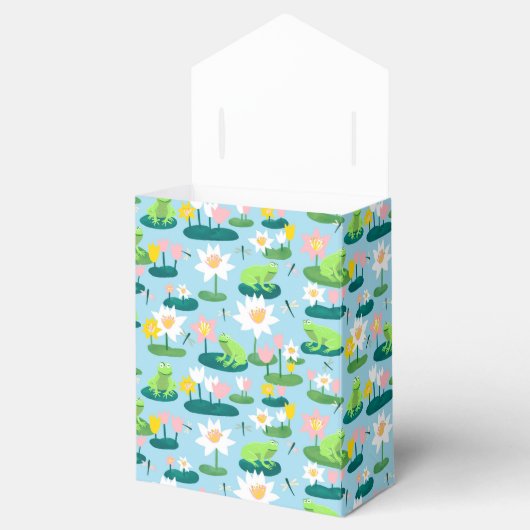 Kikkers en Lily Pads Schattige BABY SHOWER Verjaar Bedankdoosjes (Geopend)