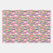 Kikkers en Lily Pads Schattige BABY SHOWER Verjaar Inpakpapier Vel (Voorkant 2)