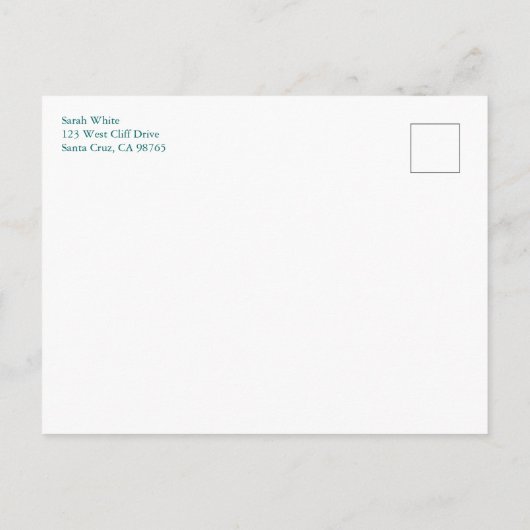 Kikkers en Lily Pads Schattige CUSTOM BABY SHOWER Uitnodiging Briefkaart (Achterkant)