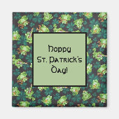 Kikkers en shamrocks magneet (Voorkant)