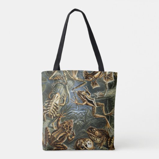  Kikkers en Toads Batrachia van Ernst Haeckel Tote Bag (Achterkant)