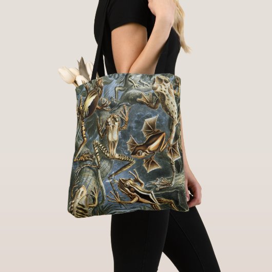  Kikkers en Toads Batrachia van Ernst Haeckel Tote Bag (Dichtbij)