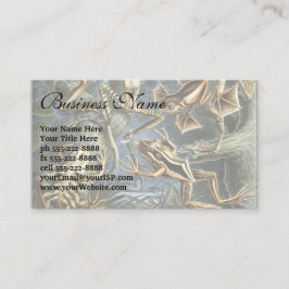 Kikkers en Toads Batrachia van Ernst Haeckel Visitekaartje