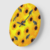 "Kikkers en Zonnebloemen: een speels Natuur-patroo Grote Klok (Hoek)