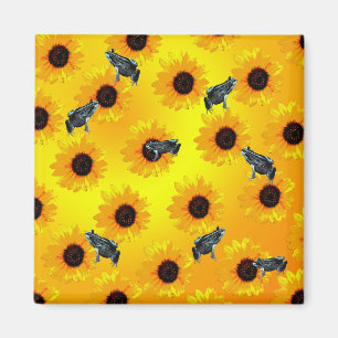 Kikkers En Zonnebloemen, Magneet