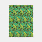 Kikkers Fleece Blanket Deken (Voorkant)