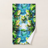 Kikkers Fun Bad Handdoek Set (Handdoek)