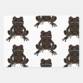 Kikkers Galor Wrapping Paper Flat Sheet Set van 3 (Voorkant)