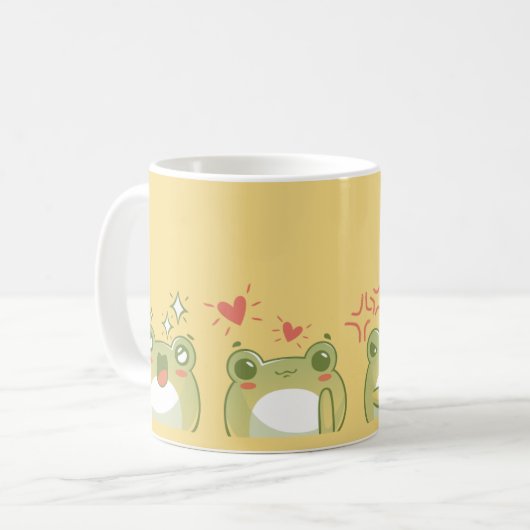 Kikkers & Gevoelens Mok (Voorkant links)