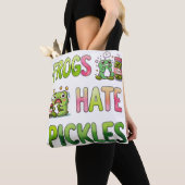 Kikkers haten augurken tote bag (Dichtbij)