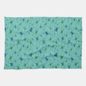 Kikkers hebben plezier theedoek (Horizontaal)