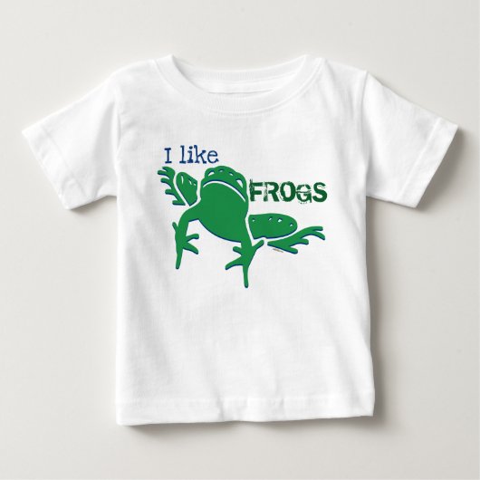 Kikkers Ik Hou Van Grafische T-Shirt (Voorkant)