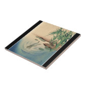 Kikkers in een Pond, Japanse Kunst ongeveer 1800 Tegeltje (Zijkant)