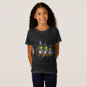 Kikkers in Elegantie T-shirt (Voorkant volledig)