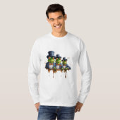 Kikkers in Elegantie T-shirt (Voorkant volledig)