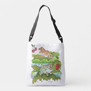 kikkers in hormonen die vruchten afwerpen crossbody tas
