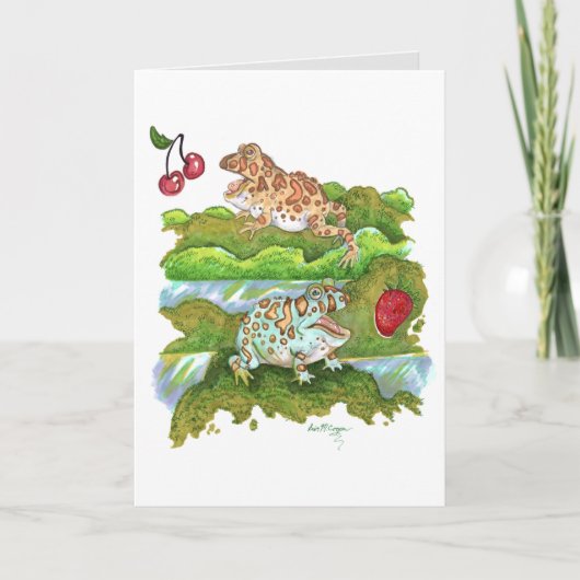  kikkers in hormonen die vruchten afwerpen kaart (Voorkant)