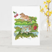  kikkers in hormonen die vruchten afwerpen kaart (Gele Bloem)