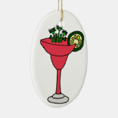 Kikkers in Margarita Glass Keramisch Ornament (Rechts)