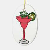 Kikkers in Margarita Glass Keramisch Ornament (Links)