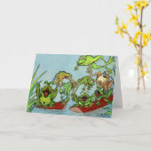 Kikkers Kaart (Gele Bloem)