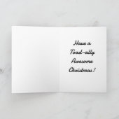 Kikkers Kerst Kaart (Binnen)