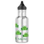 Kikkers Kinder waterfles met naam Waterfles (Rechts)