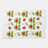 Kikkers Kip Aardbei Keuken Handdoek (Horizontaal)