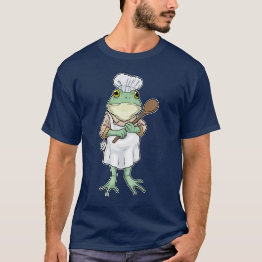 Kikkers Koken Kochlepel Koken T-shirt (Voorkant)
