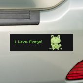 Kikkers Lover Producten Bumpersticker (Op auto)