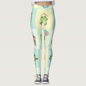 Kikkers met Kleine Hobbys Leggings (Voorkant)